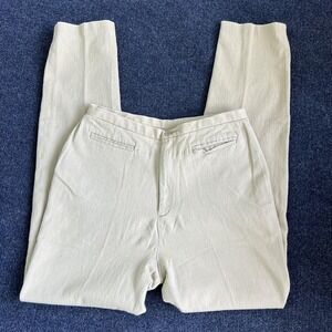 Vintage American Eagle Outfitters Dress Pants Womens 6 Beige Twill Straight Leg